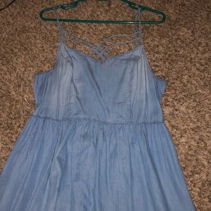 denim dress